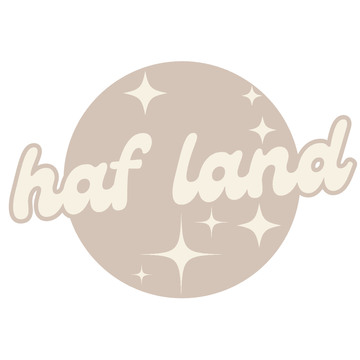 The logo for HAF Land